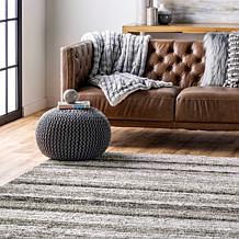 nuLOOM Drey Striped Shag 2' 6" x 6' Area Rug