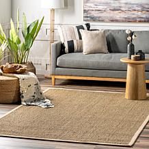 nuLOOM Elijah Farmhouse Seagrass Area Rug 6' x 9' Beige