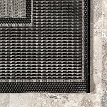 nuLOOM Gris 6' 3" x 9' 2" Contemporary Indoor/Outdoor Area Rug  