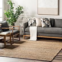 nuLOOM Hailey 4' x 6' Hand Woven Jute Area Rug