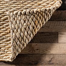 nuLOOM Hailey 6' x 9' Hand Woven Jute Area Rug