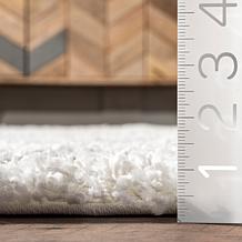nuLOOM Iola Geometric Shag Area Rug - 6' 7" x 9' White