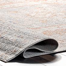 nuLOOM Jacquie Vintage Floral Area Rug - 2' 6" x 6' Silver