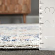 nuLOOM Jacquie Vintage Floral Area Rug - 2' 8" x 8' Blue