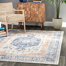 nuLOOM Jacquie Vintage Floral Area Rug - 3' x 5' Blue
