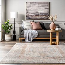 nuLOOM Jacquie Vintage Floral Area Rug - 5' x 7' 5" Silver