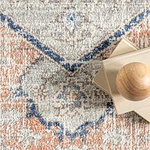 nuLOOM Jacquie Vintage Floral Area Rug - 6' 7" x 9' Peach