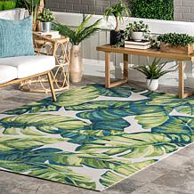 nuLOOM Lisa Floral Indoor/Outdoor 3' x 5' Area Rug