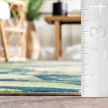 nuLOOM Lisa Floral Indoor/Outdoor 3' x 5' Area Rug
