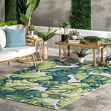 nuLOOM Lisa Floral Indoor/Outdoor 6' x 9' Area Rug 