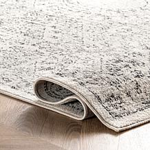 nuLOOM Minta Vintage Transitional Area Rug - 5' x 7' 5" Grey