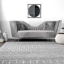 nuLOOM Moroccan Blythe Area Rug - 2' 8" x 8' Dark Gray