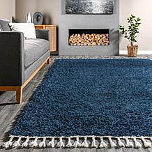 nuLOOM Neva 4' x 6' Modern Tasseled Shag Area Rug