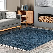 nuLOOM Neva 6' 7" x 9' Modern Tasseled Shag Area Rug