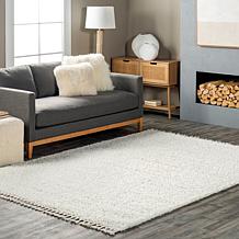 nuLOOM Neva Modern Tasseled Shag 6' 7" x 9' Area Rug 