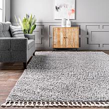 nuLOOM Neva Modern Tasseled Shag 6' 7" x 9' Area Rug