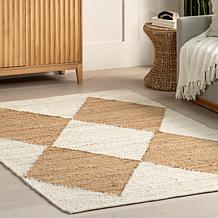 nuLOOM Pandora 5'x 8' Diamond Jute Area Rug