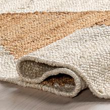 nuLOOM Pandora 6' x 9' Diamond Jute Area Rug 