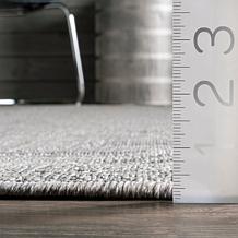 nuLOOM Ranya Tribal Indoor/Outdoor Area Rug 5' x 8' Light Gray