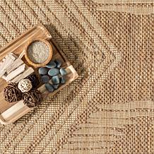 nuLOOM Ranya Tribal Indoor/Outdoor Area Rug 8' x 10' Light Brown
