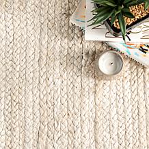nuLOOM Rigo Hand Woven Farmhouse Jute Area Rug - 2' 6" x 6' Off White