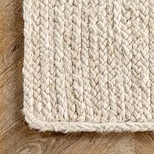 nuLOOM Rigo Hand Woven Farmhouse Jute Area Rug - 3'x5' Off White