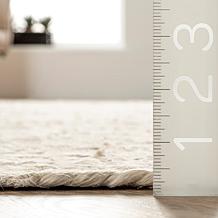 nuLOOM Rigo Hand Woven Farmhouse Jute Area Rug - 6' x 9' Off White