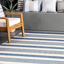 nuLOOM Robin 3' x 5' Multi Stripe Indoor/Outdoor Area Rug