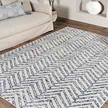 nuLOOM Rosanne Transitional Striped Area Rug - 2' 6" x 6' Blue