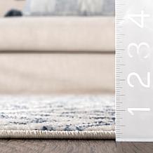 nuLOOM Rosanne Transitional Striped Area Rug - 2' 6" x 6' Blue