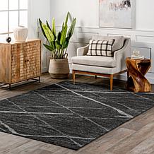 nuLOOM Thigpen Contemporary Area Rug - 5' x 8' Dark Gray