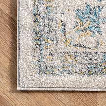 nuLOOM Verona Vintage Persian Area Rug - 4' x 6' Blue