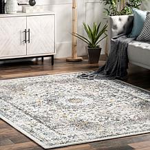 nuLOOM Verona Vintage Persian Area Rug - 8' x 10' Grey