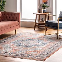 nuLOOM Westlyn 5' 3" x 7' 3" Faded Medallion Area Rug 