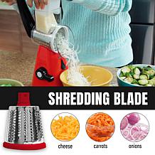 Nutrislicer 3-in-1 Rotating Mandoline & Countertop Food Slicer/Grater