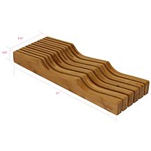 Oceanstar In Drawer Bamboo Knife Organizer