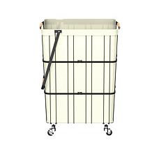 Oceanstar Rolling Laundry Basket