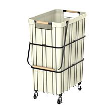 Oceanstar Rolling Laundry Basket
