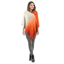 Officially Licensed Littlearth NFL One Size Dip Dye Poncho - Dolphins
