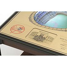 Officially Licensed MLB 25-Layer StadiumViews End Table - NY. Yankees