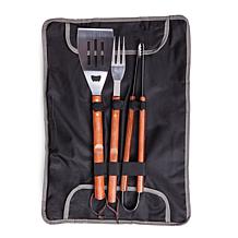 Officially Licensed MLB 3-Piece BBQ Tote & Grill Set - New York Mets