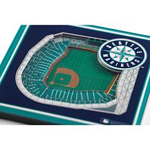 Officially Licensed MLB 3D StadiumViews Coaster Set - Seattle Mariners