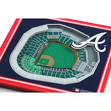 Officially Licensed MLB 3D StadiumViews Coasters - Atlanta Braves