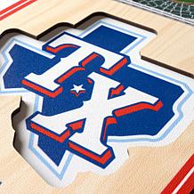 Officially Licensed MLB 6" x 19" 3-D Stadium Banner - Texas Rangers 