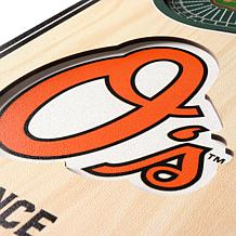 Officially Licensed MLB 6" x 19" 3D Stadium Banner - Baltimore Orioles
