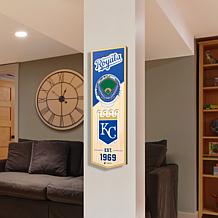 Officially Licensed MLB 6" x 19" 3D Stadium Banner- Kansas City Royals