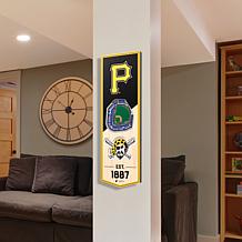 Officially Licensed MLB 6" x 19" 3D Stadium Banner- Pittsburgh Pirates