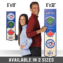 Officially Licensed MLB 6" x 19" 3D Stadium Banner - Toronto Blue J...