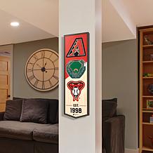 Officially Licensed MLB 6x19 3-D Stadium Banner - Arizona Diamondba...