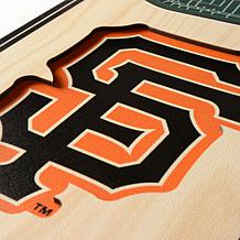 Officially Licensed MLB 6x19" 3D Stadium Banner - San Francisco Giants